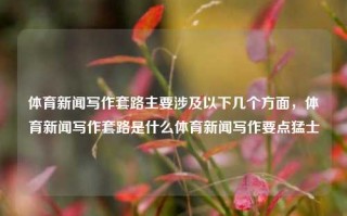 体育新闻写作套路主要涉及以下几个方面，体育新闻写作套路是什么体育新闻写作要点猛士