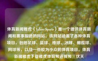 体育新闻雅虎（Yahoo Sports）是一个提供体育新闻和赛事报道的网站。该网站涵盖了各种体育项目，包括足球、篮球、棒球、冰球、橄榄球、网球等，以及一些较为小众的体育项目。体育新闻雅虎下载雅虎体育频道视频三伏天