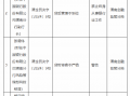 中国银行渭南分行被罚85万元：因贷时审查不严格 贷后管理不到位