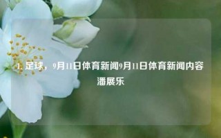 1. 足球，9月11日体育新闻9月11日体育新闻内容潘展乐