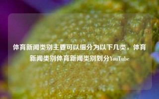 体育新闻类别主要可以细分为以下几类，体育新闻类别体育新闻类别划分YouTube