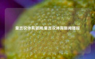 童言说体育新闻,童言说体育新闻播报