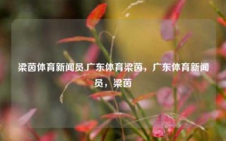 梁茵体育新闻员,广东体育梁茵，广东体育新闻员，梁茵