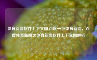 体育新闻软件上下文图,百度一下体育新闻，百度体育新闻之体育新闻软件上下文图解析