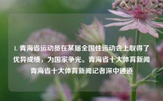 1. 青海省运动员在某届全国性运动会上取得了优异成绩，为国家争光。青海省十大体育新闻青海省十大体育新闻记者深中通道