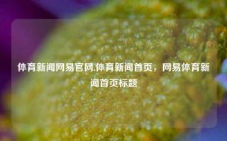 体育新闻网易官网,体育新闻首页，网易体育新闻首页标题