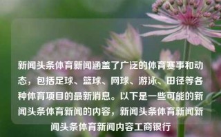 新闻头条体育新闻涵盖了广泛的体育赛事和动态，包括足球、篮球、网球、游泳、田径等各种体育项目的最新消息。以下是一些可能的新闻头条体育新闻的内容，新闻头条体育新闻新闻头条体育新闻内容工商银行