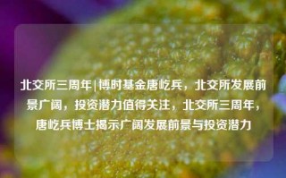 北交所三周年|博时基金唐屹兵，北交所发展前景广阔，投资潜力值得关注，北交所三周年，唐屹兵博士揭示广阔发展前景与投资潜力