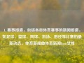 1. 赛事报道，包括各类体育赛事的新闻报道，如足球、篮球、网球、游泳、田径等比赛的最新动态。体育新闻曲体育新闻bgm女排