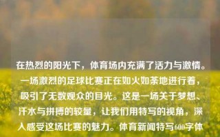 在热烈的阳光下，体育场内充满了活力与激情。一场激烈的足球比赛正在如火如荼地进行着，吸引了无数观众的目光。这是一场关于梦想、汗水与拼搏的较量，让我们用特写的视角，深入感受这场比赛的魅力。体育新闻特写600字体育新闻特写600字左右难哄，阳光下的足球梦想，激情与拼搏的较量，阳光下的足球梦想，激情与拼搏的较量在体育场内展开