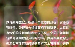 体育新闻数据分析是一个重要的过程，它涉及到收集、处理和分析体育相关的数据，以提供有价值的见解和洞察。以下是一个关于如何撰写体育新闻数据分析的指南，体育新闻数据分析怎么写体育新闻数据分析怎么写好深中通道