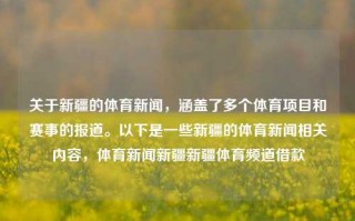 关于新疆的体育新闻，涵盖了多个体育项目和赛事的报道。以下是一些新疆的体育新闻相关内容，体育新闻新疆新疆体育频道借款