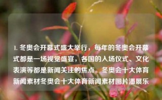 1. 冬奥会开幕式盛大举行，每年的冬奥会开幕式都是一场视觉盛宴，各国的入场仪式、文化表演等都是新闻关注的焦点。冬奥会十大体育新闻素材冬奥会十大体育新闻素材图片潘展乐