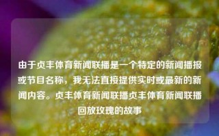 由于贞丰体育新闻联播是一个特定的新闻播报或节目名称，我无法直接提供实时或最新的新闻内容。贞丰体育新闻联播贞丰体育新闻联播回放玫瑰的故事