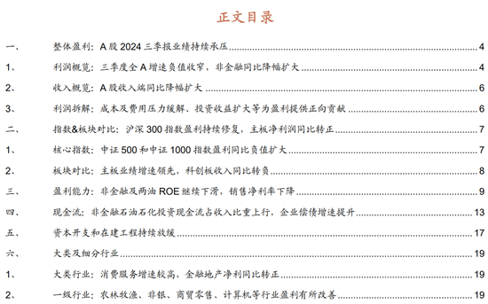 招商策略：三季报要点解读 非金融A股盈利继续承压，消费服务、TMT、非银等增速领先-第1张图片-体育新闻