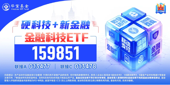 高位股回撤，金融科技板块新高后下挫超6%，分歧中孕育机会？金融科技ETF（159851）成交超3亿元-第3张图片-体育新闻