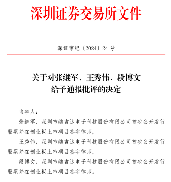 中信证券被监管层书面警示！涉皓吉达IPO项目-第4张图片-体育新闻