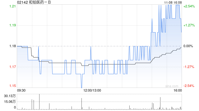 和铂医药-B11月8日斥资35.73万港元回购30万股-第1张图片-体育新闻