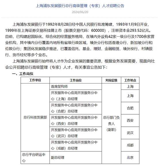 江湖求贤！多家银行发布行长“招募令”-第2张图片-体育新闻