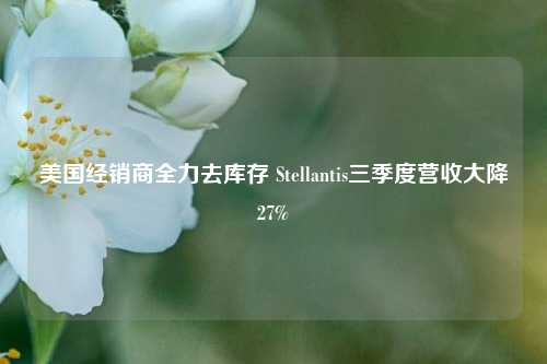 美国经销商全力去库存 Stellantis三季度营收大降27%-第1张图片-体育新闻