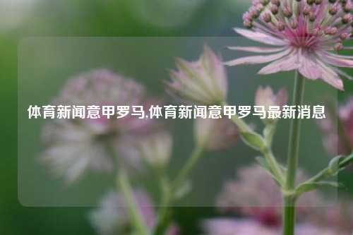 体育新闻意甲罗马,体育新闻意甲罗马最新消息-第1张图片-体育新闻