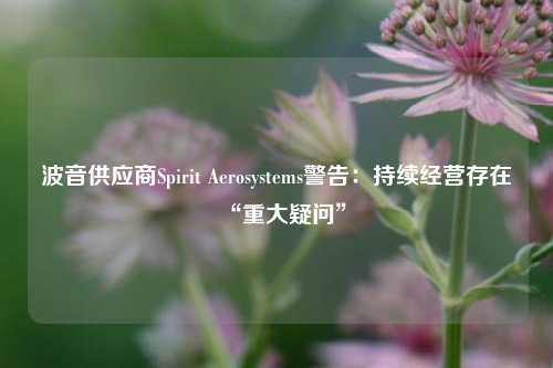 波音供应商Spirit Aerosystems警告：持续经营存在“重大疑问”-第1张图片-体育新闻