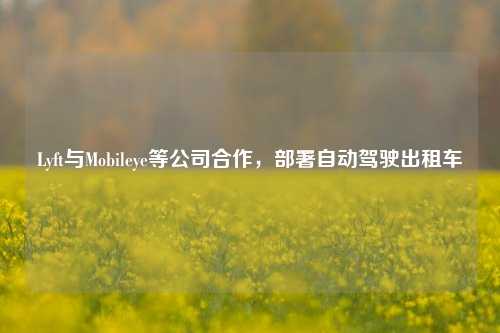 Lyft与Mobileye等公司合作，部署自动驾驶出租车-第1张图片-体育新闻