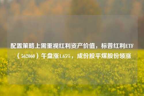 配置策略上需重视红利资产价值，标普红利ETF（562060）午盘涨1.65%，成份股平煤股份领涨-第1张图片-体育新闻