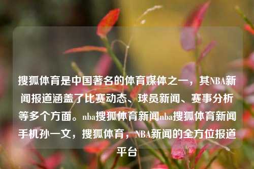 搜狐体育是中国著名的体育媒体之一，其NBA新闻报道涵盖了比赛动态、球员新闻、赛事分析等多个方面。nba搜狐体育新闻nba搜狐体育新闻手机孙一文，搜狐体育，NBA新闻的全方位报道平台，搜狐体育，NBA新闻的全方位报道平台-第1张图片-体育新闻