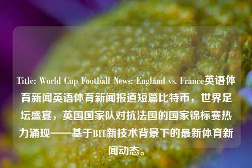 Title: World Cup Football News: England vs. France英语体育新闻英语体育新闻报道短篇比特币，世界足坛盛宴，英国国家队对抗法国的国家锦标赛热力涌现——基于BIT新技术背景下的最新体育新闻动态。，Title: BIT技术下的足球盛宴，英格兰与法国国家锦标赛的最新动态与世界体育新闻焦点-第1张图片-体育新闻