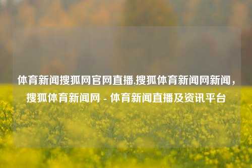 体育新闻搜狐网官网直播,搜狐体育新闻网新闻，搜狐体育新闻网 - 体育新闻直播及资讯平台-第1张图片-体育新闻