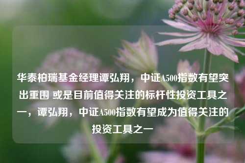 华泰柏瑞基金经理谭弘翔，中证A500指数有望突出重围 或是目前值得关注的标杆性投资工具之一，谭弘翔，中证A500指数有望成为值得关注的投资工具之一-第1张图片-体育新闻