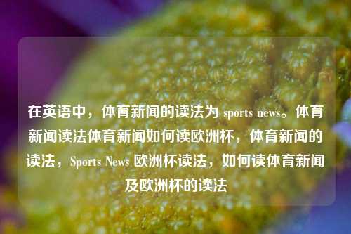 在英语中，体育新闻的读法为 sports news。体育新闻读法体育新闻如何读欧洲杯，体育新闻的读法，Sports News 欧洲杯读法，如何读体育新闻及欧洲杯的读法，体育新闻与欧洲杯的读法指南，Sports News 读法详解-第1张图片-体育新闻