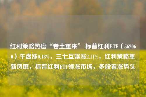 红利策略热度“卷土重来” 标普红利ETF（562060）午盘涨0.18%，三七互娱涨2.11%，红利策略重新风靡，标普红利ETF领涨市场，多股看涨势头-第1张图片-体育新闻