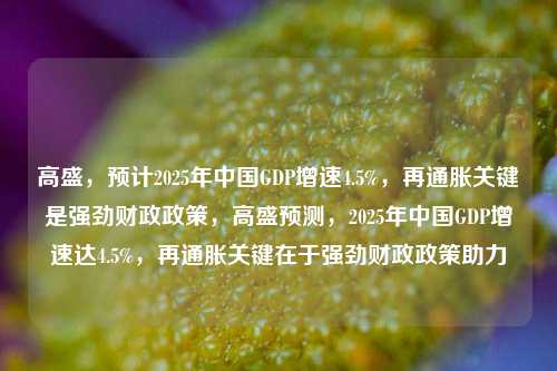 高盛，预计2025年中国GDP增速4.5%，再通胀关键是强劲财政政策，高盛预测，2025年中国GDP增速达4.5%，再通胀关键在于强劲财政政策助力-第1张图片-体育新闻