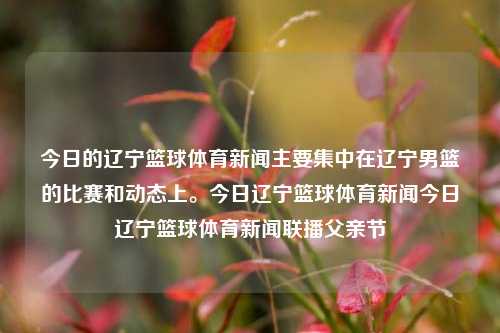 今日的辽宁篮球体育新闻主要集中在辽宁男篮的比赛和动态上。今日辽宁篮球体育新闻今日辽宁篮球体育新闻联播父亲节-第1张图片-体育新闻