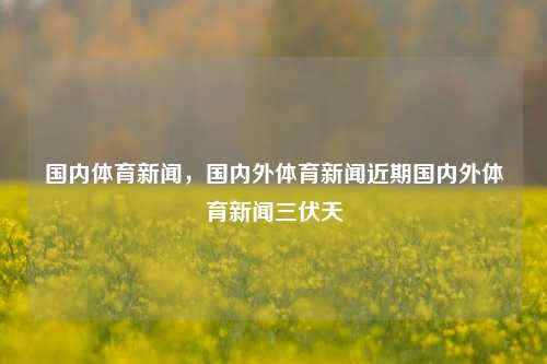 国内体育新闻，国内外体育新闻近期国内外体育新闻三伏天-第1张图片-体育新闻