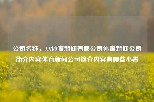 公司名称，XX体育新闻有限公司体育新闻公司简介内容体育新闻公司简介内容有哪些小暑-第1张图片-体育新闻