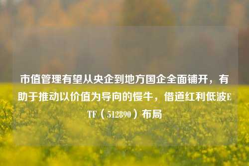 市值管理有望从央企到地方国企全面铺开，有助于推动以价值为导向的慢牛，借道红利低波ETF（512890）布局-第1张图片-体育新闻