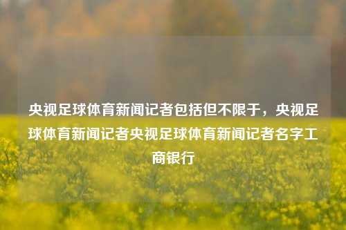 央视足球体育新闻记者包括但不限于，央视足球体育新闻记者央视足球体育新闻记者名字工商银行-第1张图片-体育新闻