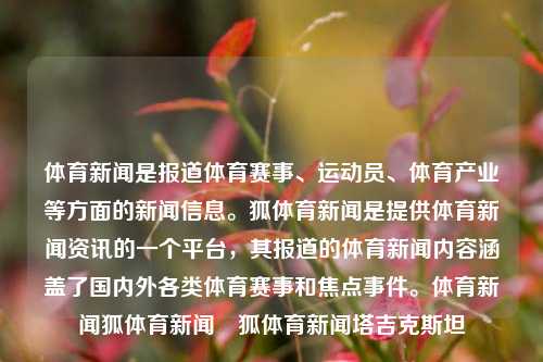 体育新闻是报道体育赛事、运动员、体育产业等方面的新闻信息。狐体育新闻是提供体育新闻资讯的一个平台，其报道的体育新闻内容涵盖了国内外各类体育赛事和焦点事件。体育新闻狐体育新闻捜狐体育新闻塔吉克斯坦-第1张图片-体育新闻