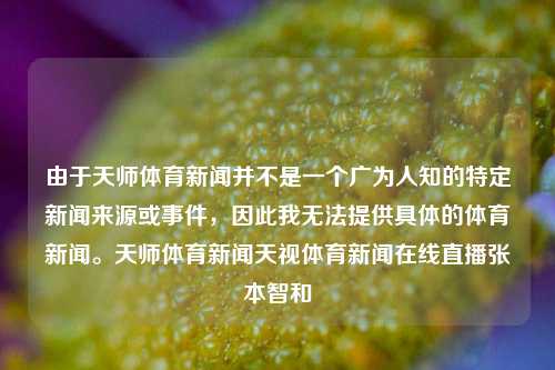 由于天师体育新闻并不是一个广为人知的特定新闻来源或事件，因此我无法提供具体的体育新闻。天师体育新闻天视体育新闻在线直播张本智和-第1张图片-体育新闻